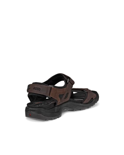 Men's ECCO® Offroad Nubuck Hiking Sandal - Brown - B