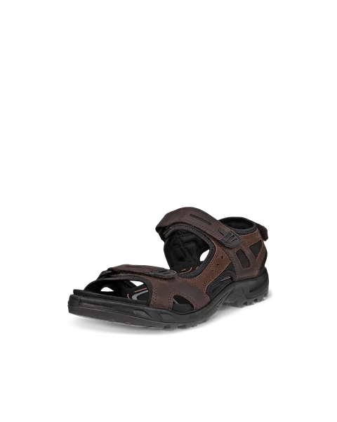 Men's ECCO® Offroad Nubuck Hiking Sandal - Brown - M