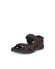 Men's ECCO® Offroad Nubuck Hiking Sandal - Brown - M