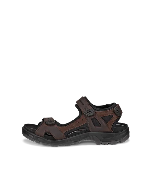 Men's ECCO® Offroad Nubuck Hiking Sandal - Brown - O