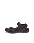 Men's ECCO® Offroad Nubuck Hiking Sandal - Brown - O