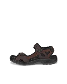 Men's ECCO® Offroad Nubuck Hiking Sandal - Brown - O