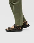 Men's ECCO® Offroad Nubuck Hiking Sandal - Brown - Lifestyle_Image_1