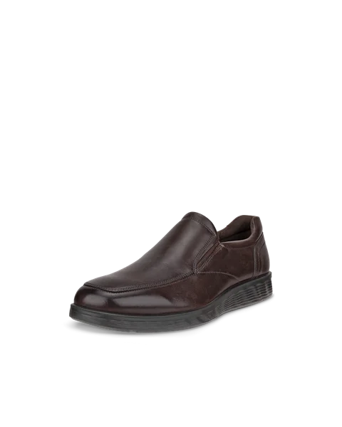 Men's ECCO® S Lite Hybrid Nubuck Slip-On Dress Shoe - Brown - M