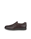 Men's ECCO® S Lite Hybrid Nubuck Slip-On Dress Shoe - Brown - O