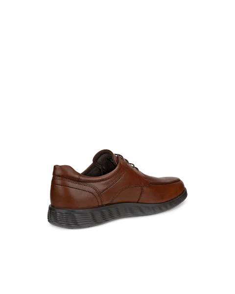 Pánská kožená obuv Derby s ozdobnými švy ECCO® S Lite Hybrid - Hnědá  - B