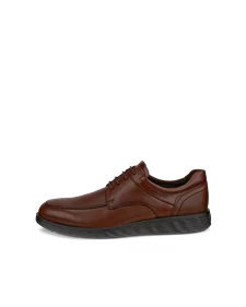 ECCO® S Lite Hybrid ādas derby stila kurpes ar noapaļotu purngalu vīriešiem - Brūns - O