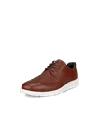 Men's ECCO® S Lite Hybrid Leather Brogue Shoe - Brown - M