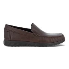 Men's ECCO® S Lite Moc Leather Moccasin - Brown - Outside