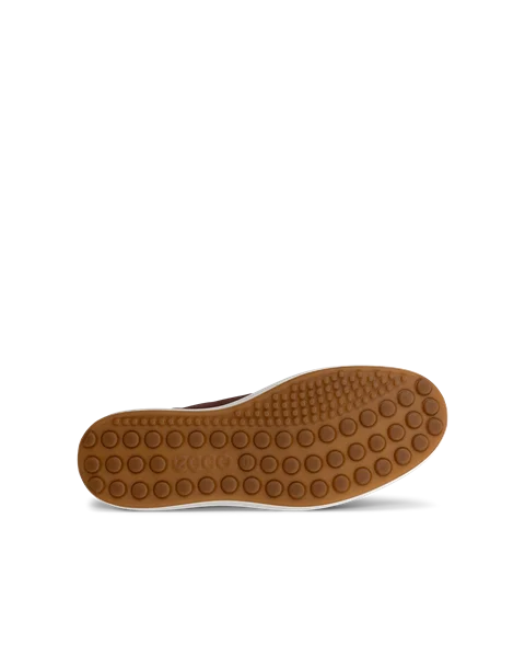 ECCO® Soft 7 Heren nubuck sneaker - Bruin - S