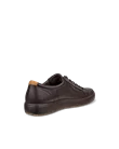 Men's ECCO® Soft 7 Leather Trainer - Brown - B