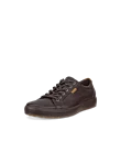 Men's ECCO® Soft 7 Leather Trainer - Brown - M