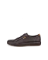 Men's ECCO® Soft 7 Leather Trainer - Brown - O