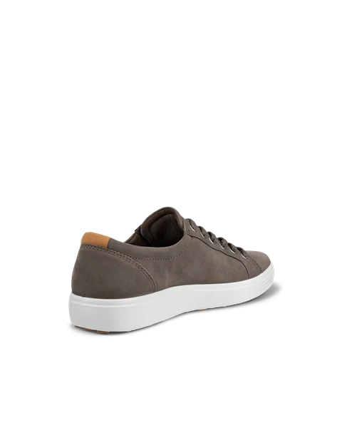ECCO® Soft 7 Herren Sneaker aus Nubukleder - Braun - B