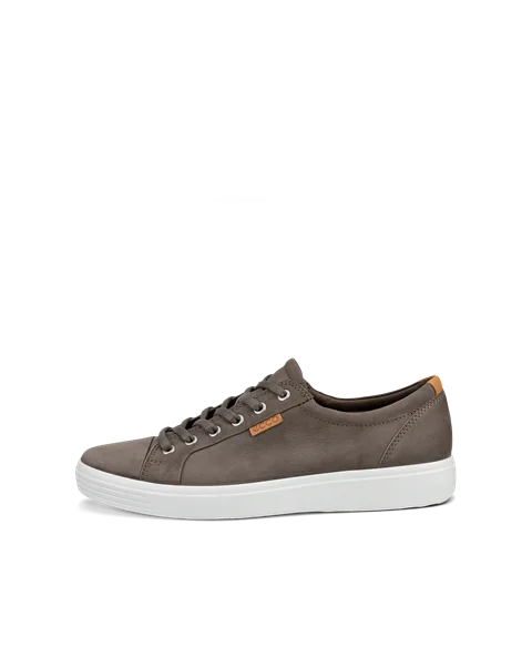 ECCO® Soft 7 Herren Sneaker aus Nubukleder - Braun - O