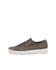 ECCO® Soft 7 Herren Sneaker aus Nubukleder - Braun - O