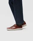 Miesten ECCO® Soft 7 nahka tennari - Ruskea - Lifestyle_Image_1