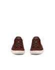 ECCO® Soft 7 sneakers i læder til herrer - Brun - Front_Pair