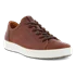 Męskie skórzane sneakersy ECCO® Soft 7 - Brązowy - Main