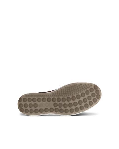 Męskie skórzane sneakersy ECCO® Soft 7 - Brązowy - S