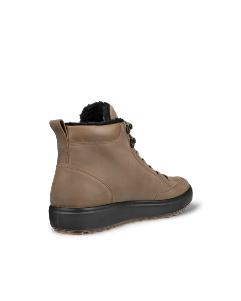 ECCO® Soft 7 Tred Heren halfhoge laars van nubuck met Gore-Tex - Bruin - B