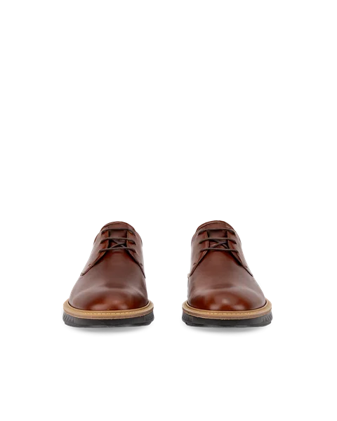 Miesten ECCO® ST.1 Hybrid derby-kenkä nahkaa - Ruskea - Front_Pair
