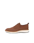 Moški čevlji Derby iz nubuck usnja ECCO® ST.1 Hybrid - rjav - O