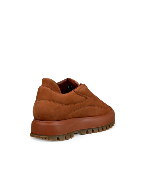 ECCO® Street Ace Ral7000 baskets en nubuck pour homme - Marron - B