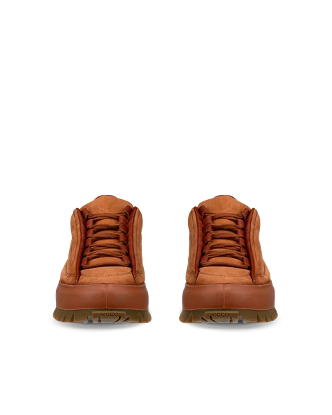 ECCO® Street Ace Ral7000 baskets en nubuck pour homme - Marron - Front_Pair