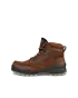 Męskie skórzane buty outdoor za kostkę Gore-Tex ECCO® Track 25 - Brązowy - O