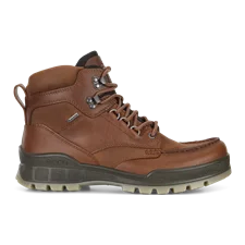 Men's ECCO Track 25 Leather Gore-Tex Mid-Cut Outdoor Boot - Brown - Outside