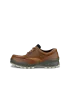 Męskie skórzane buty Gore-Tex z przeszyciem ECCO® Track 25 - Brązowy - O