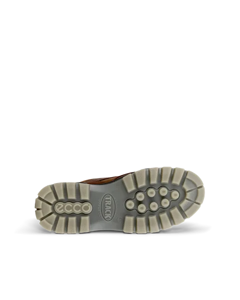 Męskie skórzane buty Gore-Tex z przeszyciem ECCO® Track 25 - Brązowy - S