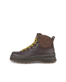 Men's ECCO® Track 30 Leather Waterproof Lace-Up Boot - Brown - O