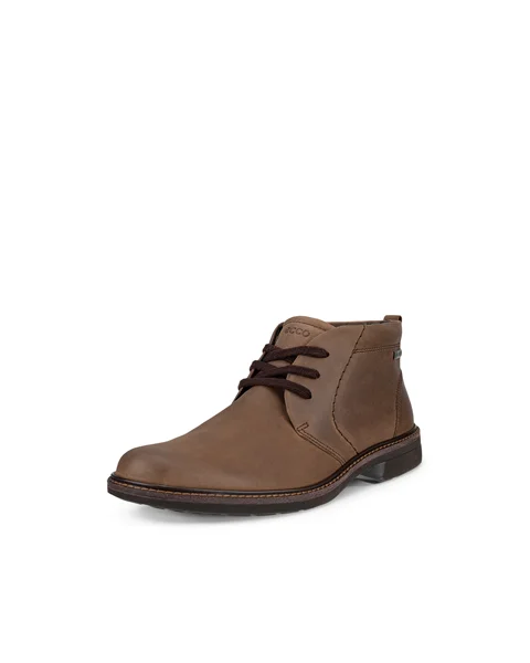 ECCO® Turn bottines en nubuck Gore-Tex pour homme - Marron - M