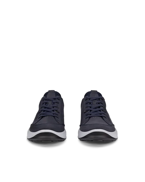Men's ECCO® Byway 2.0 Nubuck Waterproof Shoe - Blue - Front_Pair