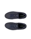 Men's ECCO® Byway 2.0 Nubuck Waterproof Shoe - Blue - Top_Left_Pair