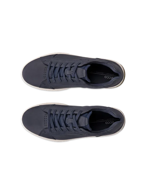 ECCO® Byway 2.0 baskets en nubuck pour homme - Bleu - Top_Left_Pair