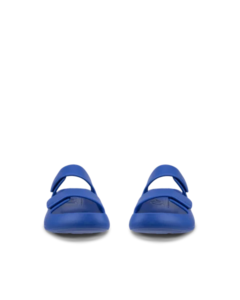 Unisex ECCO® Cozmo E Two Strap Sandal - Blue - Front_Pair