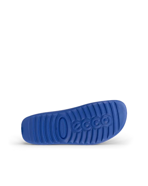 ECCO® Cozmo Slide férfi bőrpapucs - Kék - S