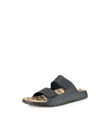 ECCO® Cozmo sandaler i nubuck med to remme til herrer - Blå - M