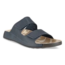 Pánske nubukové sandále 2 remienky ECCO® Cozmo - Modrá - Main