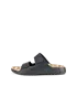 ECCO® Cozmo Heren nubuck sandaal met twee bandjes - Blauw - O