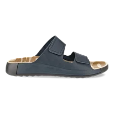 ECCO® Cozmo sandaler i nubuck med to remme til herrer - Blå - Outside
