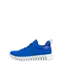 Men's ECCO® Gruuv Leather Trainer - Blue - O