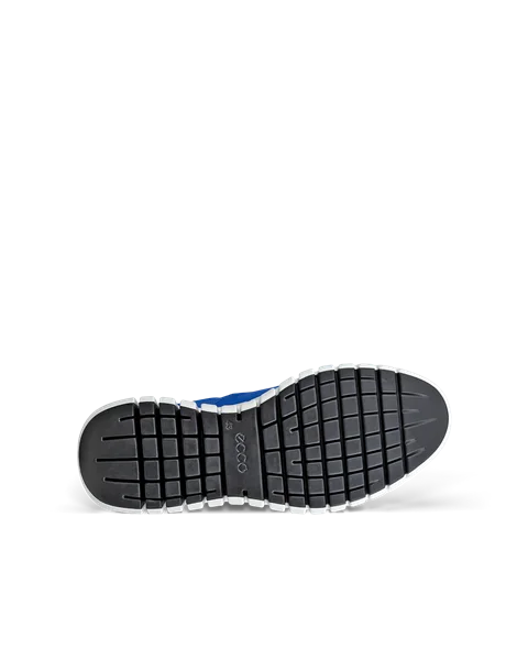 Men's ECCO® Gruuv Nubuck Trainer - Blue - S