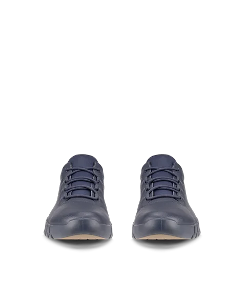 Pánske kožené tenisky Gore-Tex ECCO® Gruuv - Modrá - Front_Pair