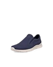 ECCO® Irving chaussures sans lacet en nubuck pour homme - Bleu - M