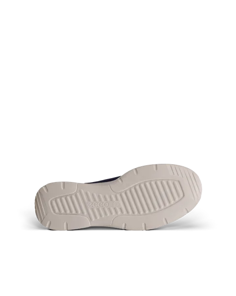ECCO® Irving chaussures sans lacet en nubuck pour homme - Bleu - S