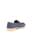 Pánská nubuková kotníčková obuv s mokasínovou špičkou ECCO® Metropole London - Modrá - B